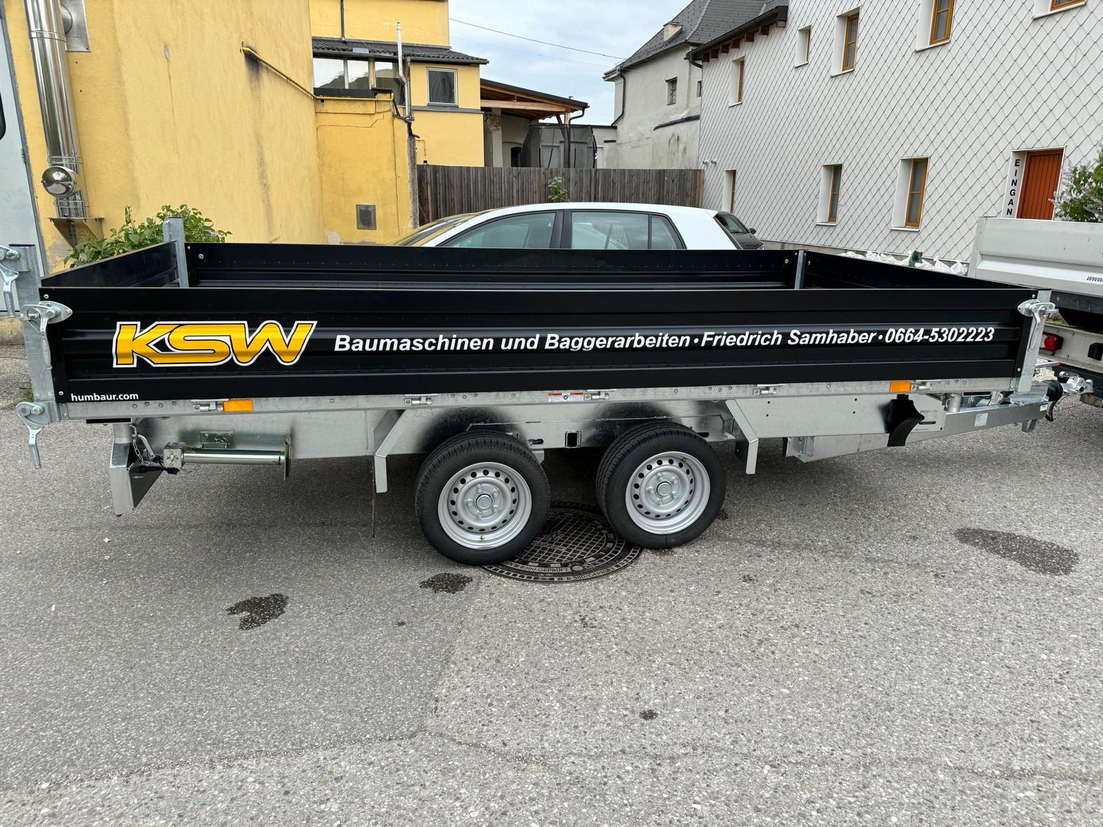 KSW Baumaschinen - Anhängervermietung