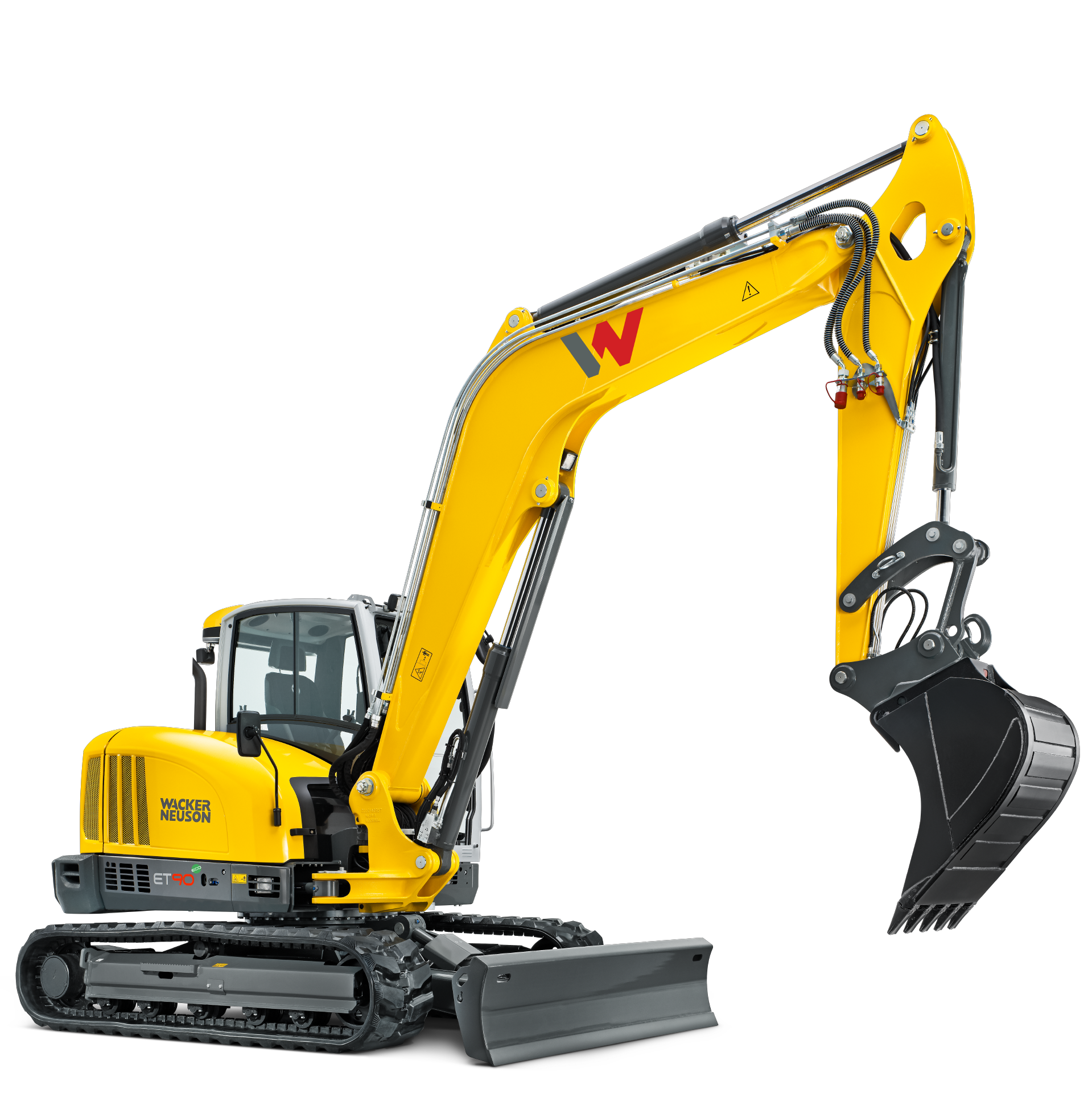 KSW Baumaschinen - Gelber Kompaktbagger